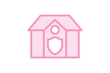 Çiftlik Acil Sığınağı, vektör, piksel mükemmel, illüstratör dosyası