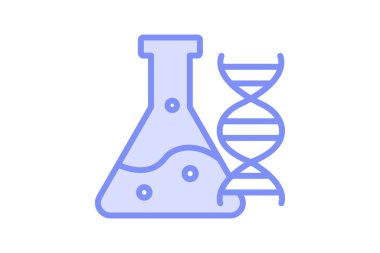Hayvan Genetik Laboratuvarı, vektör, piksel mükemmel, illüstratör dosyası