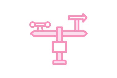 Meteorolojik Gözlem Merkezi, vektör, piksel mükemmel, illüstratör dosyası