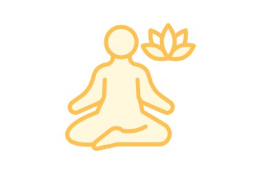 Çiftlik Meditasyon Alanı, vektör, piksel mükemmel, illüstratör dosyası