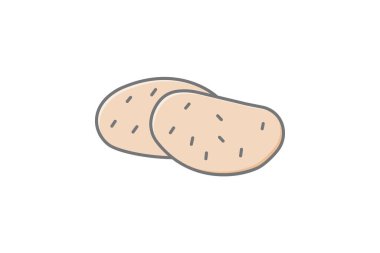 Patates Depolama Alanı, vektör, piksel mükemmel, illüstratör dosyası