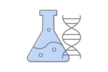 Hayvan Genetik Laboratuvarı, vektör, piksel mükemmel, illüstratör dosyası