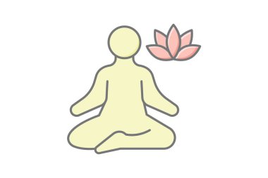 Çiftlik Meditasyon Alanı, vektör, piksel mükemmel, illüstratör dosyası