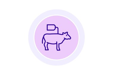 Çiftlik hayvanları mezat ahırı, vektör, piksel mükemmel, illüstratör dosyası