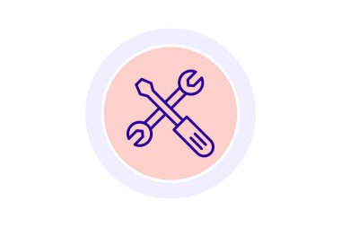 Çekici Tamir Atölyesi, vektör, piksel mükemmel, illüstratör dosyası