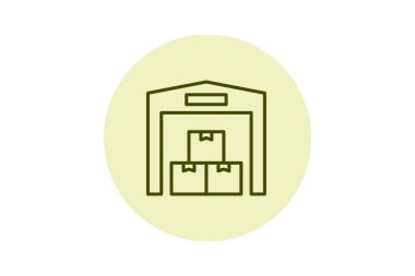 Ekin Depolama Deposu, vektör, piksel mükemmel, illüstratör dosyası