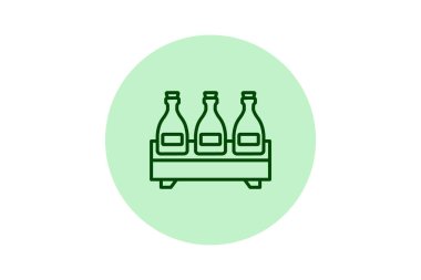 Şarap mahzeni, vektör, piksel mükemmel, illüstratör dosyası