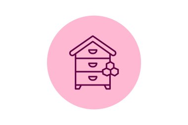 Apiary House, vektör, piksel mükemmel, illüstratör dosyası