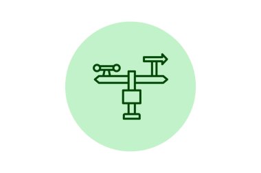 Meteorolojik Gözlem Merkezi, vektör, piksel mükemmel, illüstratör dosyası