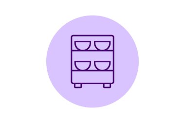 Ekin Dehidrasyon Birimi, vektör, piksel mükemmel, illüstratör dosyası