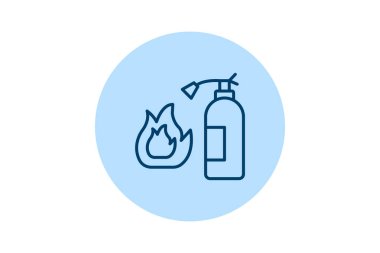 Kırsal Yangın Güvenlik Birimi, vektör, piksel mükemmel, illüstratör dosyası