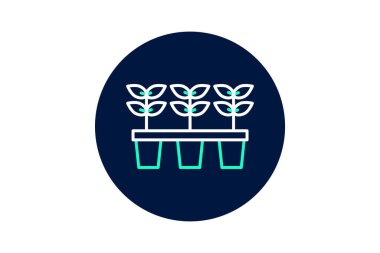 Seedling Nursery, vektör, piksel mükemmel, illüstratör dosyası