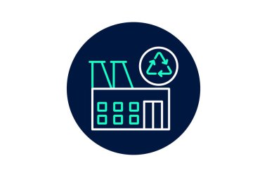 Çiftlik Geri Dönüşüm Merkezi, vektör, piksel mükemmel, illüstratör dosyası