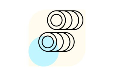 Saman Depolama Alanı, vektör, piksel mükemmel, illüstratör dosyası