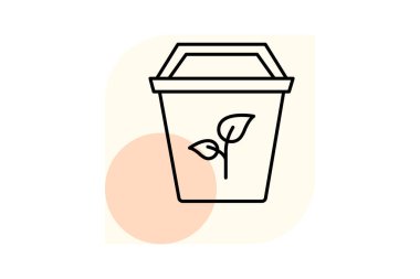 Organik Gübre Binası, vektör, piksel mükemmel, illüstratör dosyası