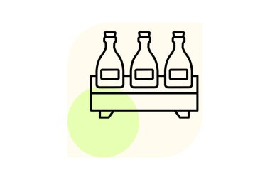 Şarap mahzeni, vektör, piksel mükemmel, illüstratör dosyası