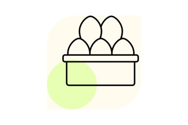 Yumurta Koleksiyon Merkezi, vektör, piksel mükemmel, illüstratör dosyası