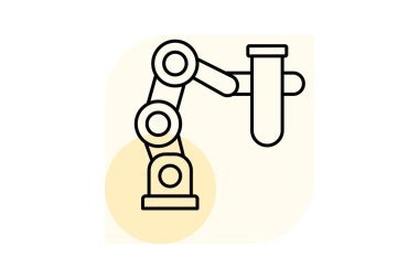 Tarım Robot Laboratuvarı, vektör, piksel mükemmel, illüstratör dosyası