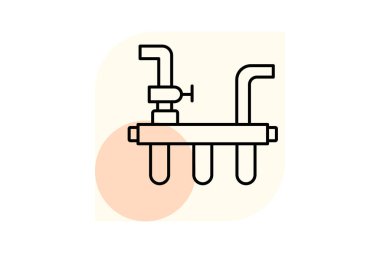 Tarım Suyu Temizleme Birimi, vektör, piksel mükemmel, illüstratör dosyası