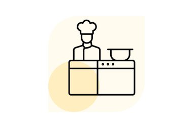 Farm Community Kitchen, vektör, piksel mükemmel, illüstratör dosyası