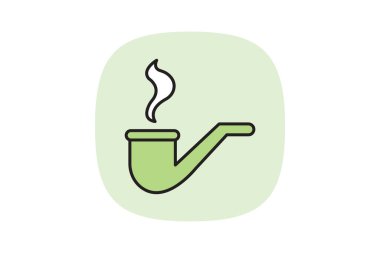 Tütün Kurutma Ahırı, vektör, piksel mükemmel, illüstratör dosyası