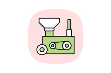 Rice Mill, vektör, piksel mükemmel, illüstratör dosyası