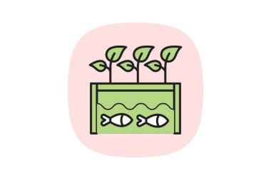 Hidrofonik Besin Tankı, vektör, piksel mükemmel, illüstratör dosyası