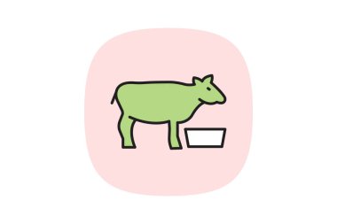 Çiftlik hayvanları Su İstasyonu, vektör, piksel mükemmel, illüstratör dosyası