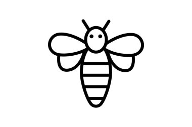 Bal arısı, vektör, piksel mükemmel, çizer dosyası