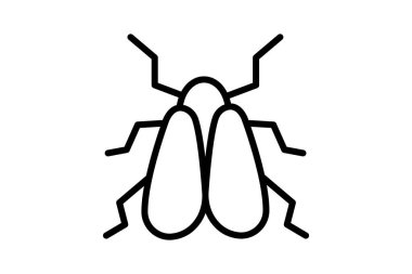 Whitefly, vektör, piksel mükemmel, illüstratör dosyası