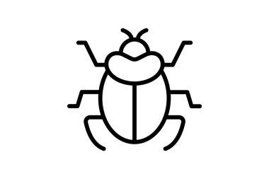 Scarab, vektör, piksel mükemmel, illüstratör dosyası