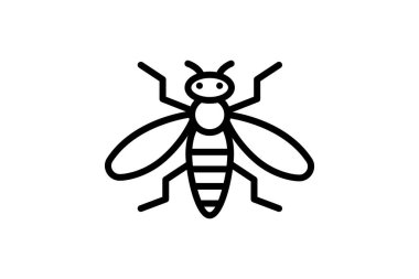 Hoverfly, vektör, piksel mükemmel, çizer dosyası