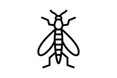 Caddisfly, vektör, piksel mükemmel, illüstratör dosyası