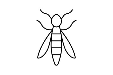 Yabanarısı, vektör, piksel mükemmel, illüstratör dosyası