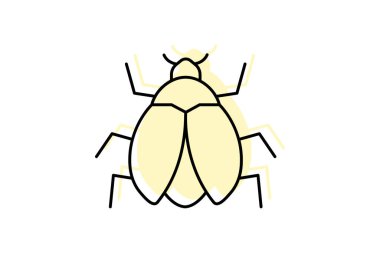 Mealybug, vektör, piksel mükemmel, illüstratör dosyası