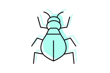 Chigger, vektör, piksel mükemmel, illüstratör dosyası