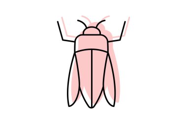 Emeraldborer, vektör, piksel mükemmel, illüstratör dosyası