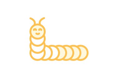 Tırtıl, vektör, piksel mükemmel, illüstratör dosyası