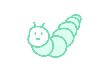 İpek böceği, vektör, piksel mükemmel, illüstratör dosyası