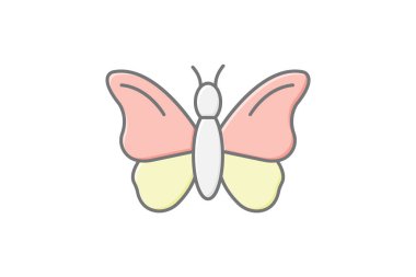 Kelebek, vektör, piksel mükemmel, çizer dosyası