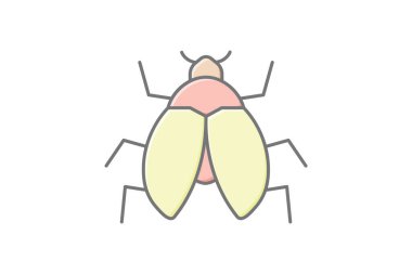 Mealybug, vektör, piksel mükemmel, illüstratör dosyası