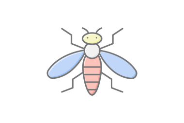 Hoverfly, vektör, piksel mükemmel, çizer dosyası