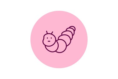 İpek böceği, vektör, piksel mükemmel, illüstratör dosyası