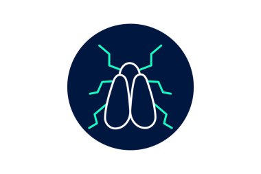 Whitefly, vektör, piksel mükemmel, illüstratör dosyası