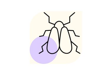 Whitefly, vektör, piksel mükemmel, illüstratör dosyası