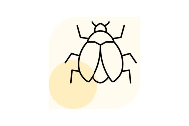 Mealybug, vektör, piksel mükemmel, illüstratör dosyası