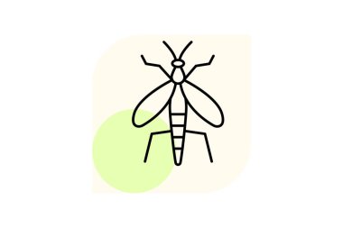 Dobsonfly, vektör, piksel mükemmel, illüstratör dosyası