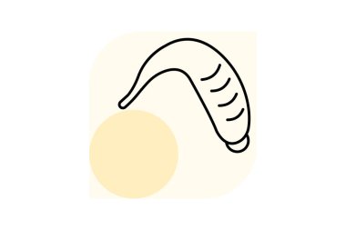 Sülük, vektör, piksel mükemmel, illüstratör dosyası