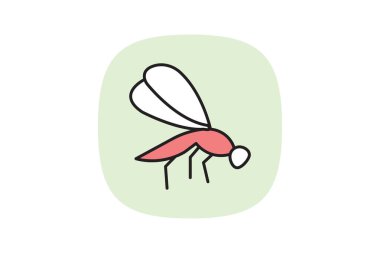 Küçük hanım sineği, vektör, piksel mükemmel, illüstratör dosyası