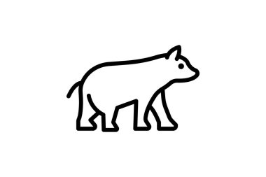 Ayı, vektör, piksel mükemmel, çizer dosyası